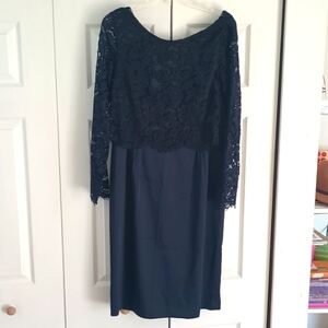 Navy blue formal dress